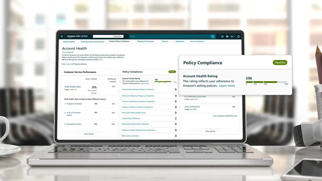 亚马逊公布升级版的“账户情况评级(AccountHealthRating)”工具